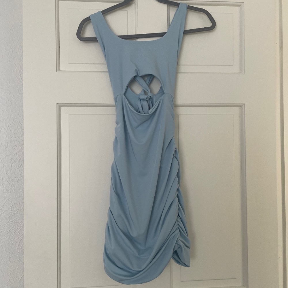 Blue dress